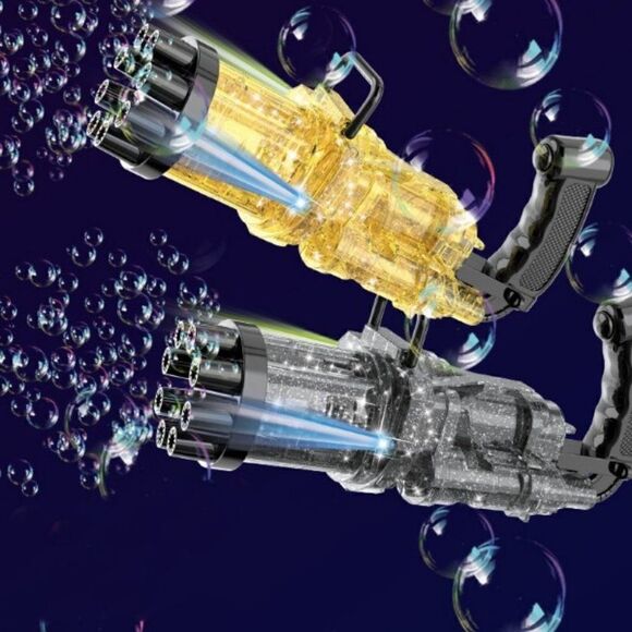 AUTOMATIC SUPER WATER BUBBLE MACHINE WITH LED LIGHTS - Picture 2 of 3